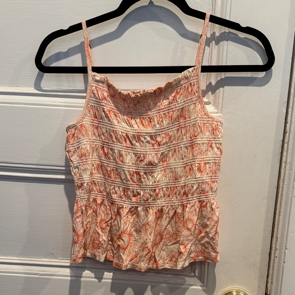 SO Peach and Cream Floral Camisole